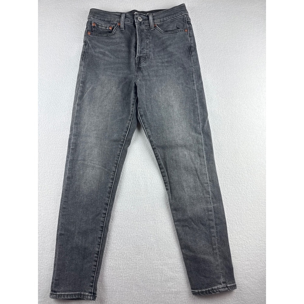 Levi's Wedgie‎ Skinny Jeans Womens Size 28 Gray High Rise Denim Pants